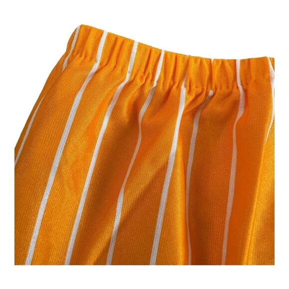 Vintage Floral Fiesta Wrap Skirt Sateen Sz M - Picture 5 of 11